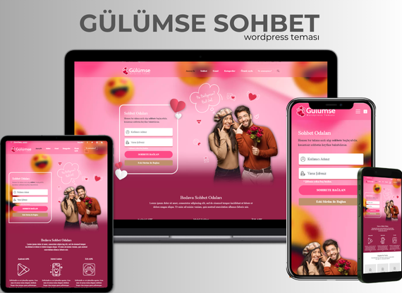 Gülümse Sohbet WordPress Teması